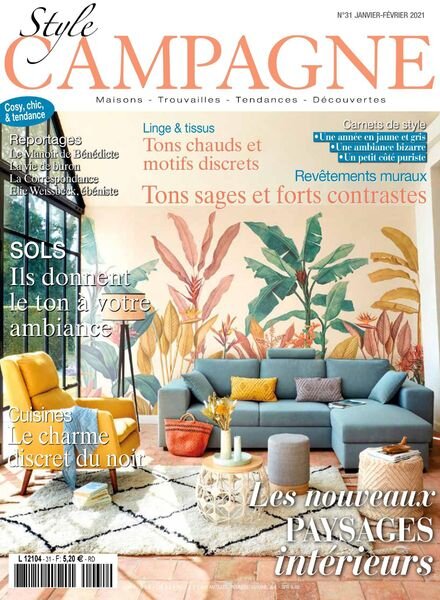 Style Campagne – Janvier-Fevrier 2021 Cover