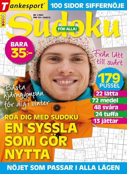 Sudoku for alla – 29 december 2020 Cover