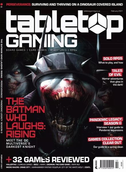 Tabletop Gaming – February 2021 Cover