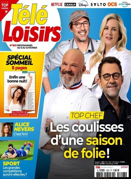 Tele Loisirs – 1er Fevrier 2021 Cover