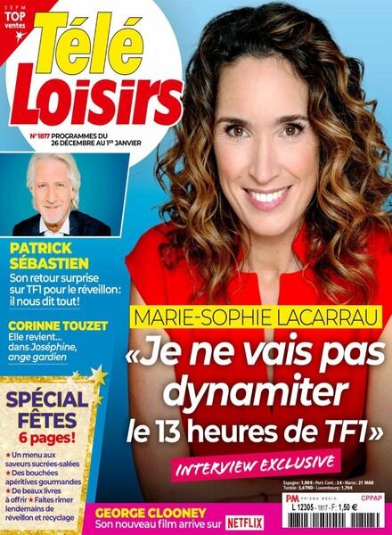 Tele Loisirs – 21 Decembre 2020 Cover