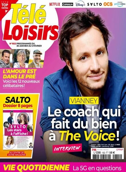 Tele Loisirs – 25 Janvier 2021 Cover
