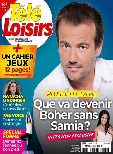 Tele Loisirs – 4 Janvier 2021 Cover
