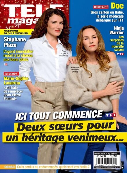 Tele Magazine – 2 Janvier 2021 Cover