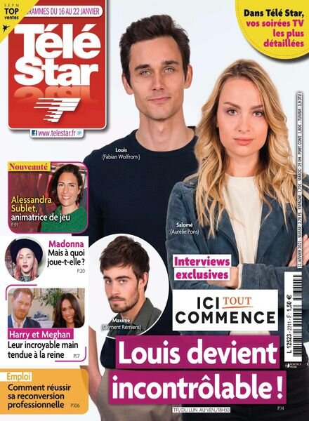 Tele Star – 11 Janvier 2021 Cover