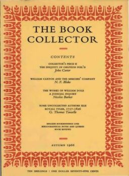 The Book Collector – Autumn 1966