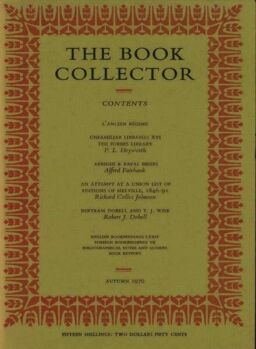 The Book Collector – Autumn 1970