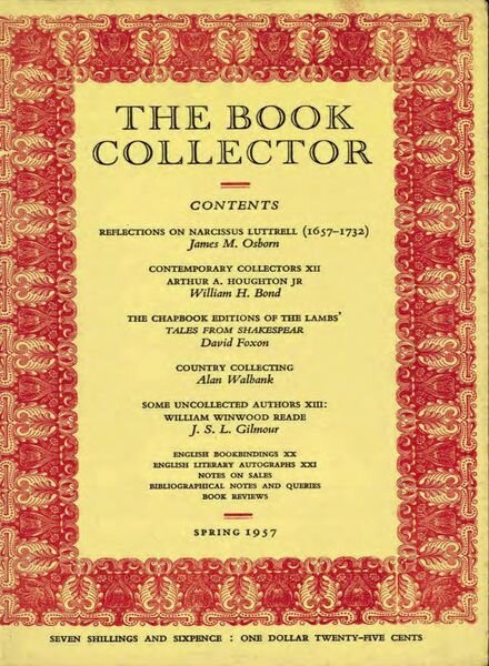 The Book Collector – Spring 1957 Cover