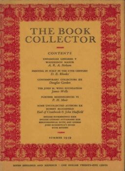The Book Collector – Summer 1959