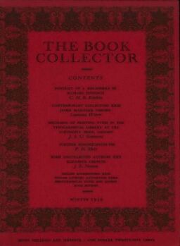 The Book Collector – Winter 1959