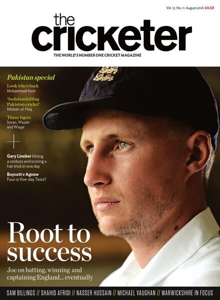 The Cricketer Magazine – August 2016 Cover