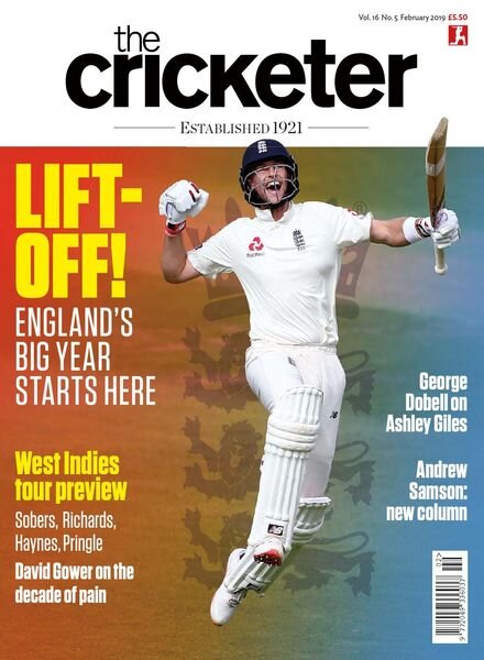 The Cricketer Magazine – February 2019 Cover