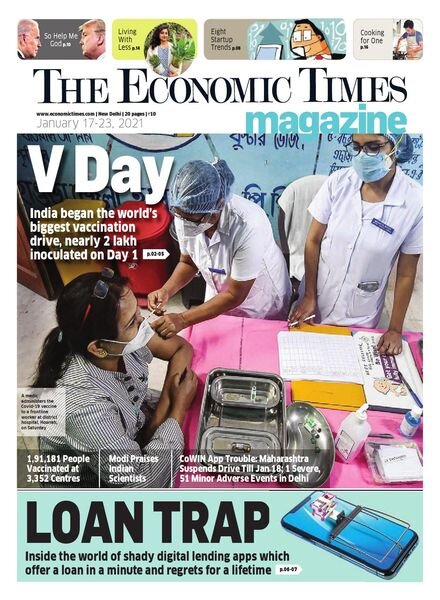 The Economic Times – January 17, 2021 Cover