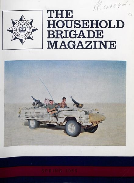 The Guards Magazine – Spring 1968 Cover