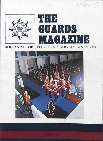 The Guards Magazine – Spring 1974 Cover