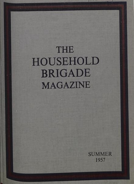 The Guards Magazine – Summer 1957 Cover