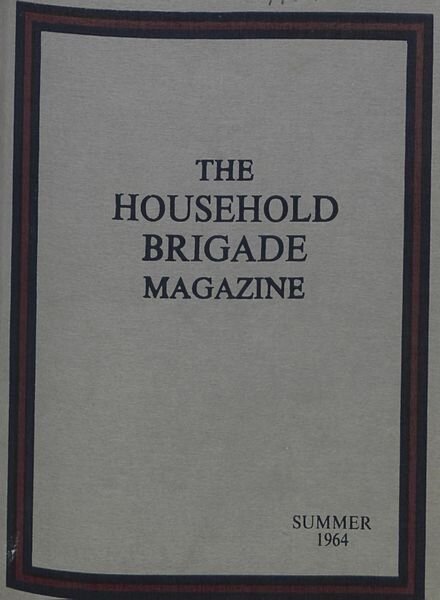 The Guards Magazine – Summer 1964 Cover