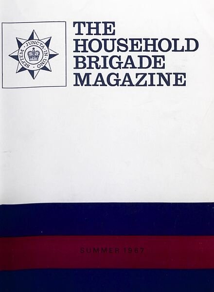 The Guards Magazine – Summer 1967 Cover