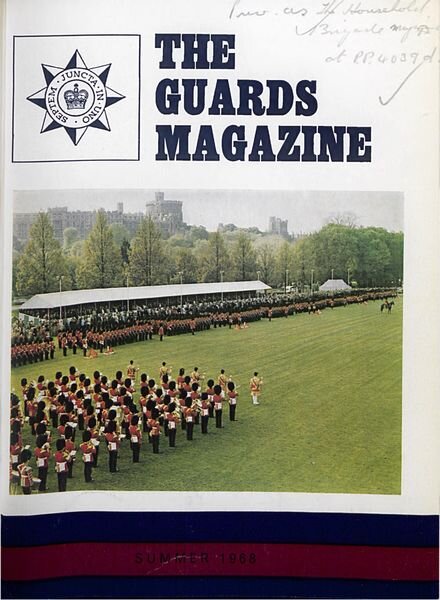 The Guards Magazine – Summer 1968 Cover
