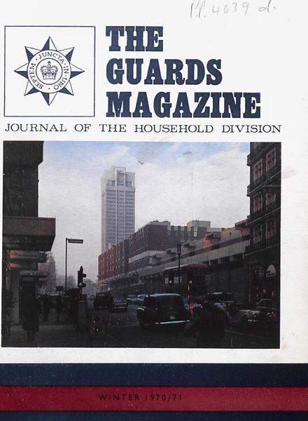The Guards Magazine – Winter 1970 Cover