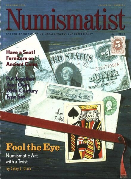 The Numismatist – April 2003 Cover