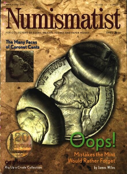 The Numismatist – April 2004 Cover