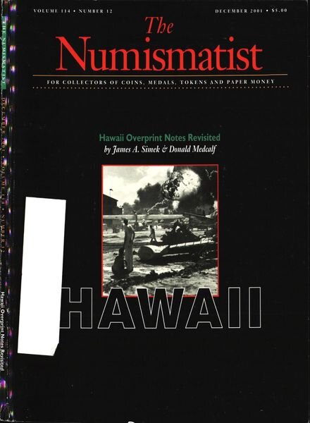 The Numismatist – December 2001 Cover