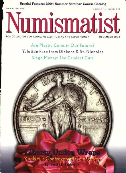 The Numismatist – December 2003 Cover