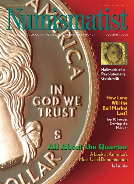 The Numismatist – December 2005 Cover