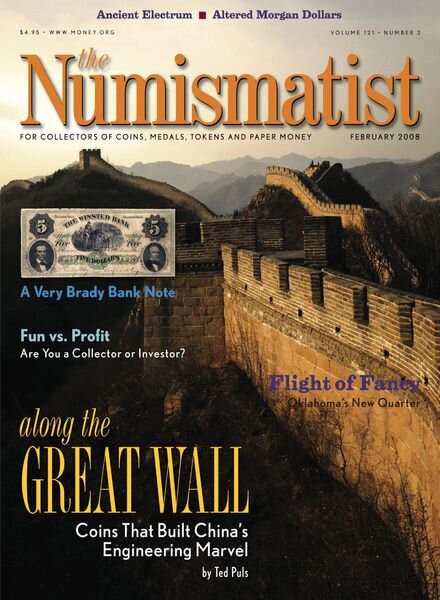 The Numismatist – February 2008 Cover