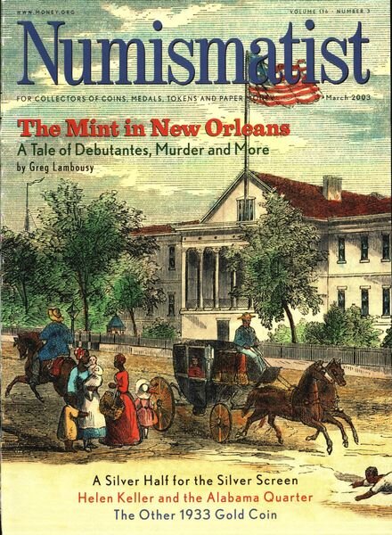 The Numismatist – March 2003 Cover