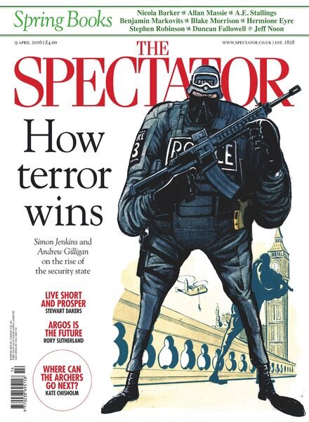 The Spectator – 09 April 2016 Cover