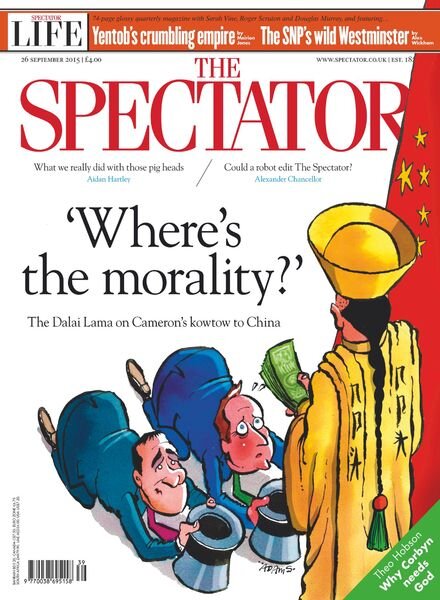The Spectator – 26 September 2015 Cover