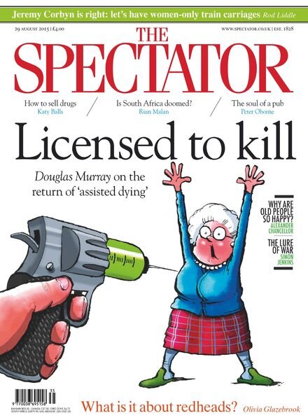 The Spectator – 29 August 2015 Cover