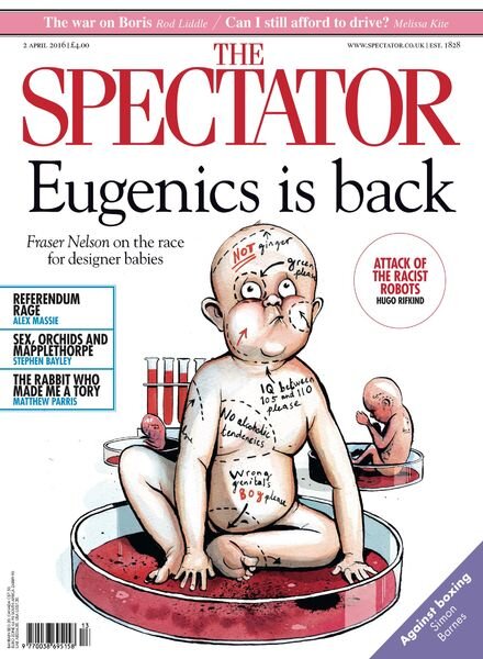 The Spectator – 31 March 2016 Cover