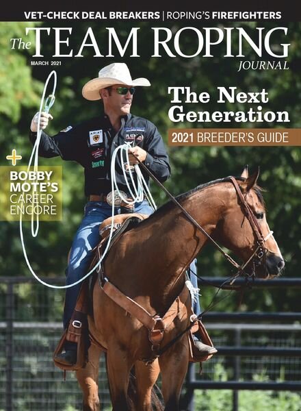 The Team Roping Journal – March 2021 Cover