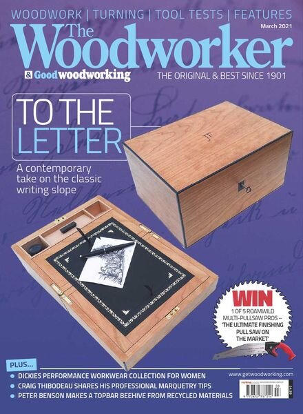 The Woodworker & Woodturner – March 2021 Cover
