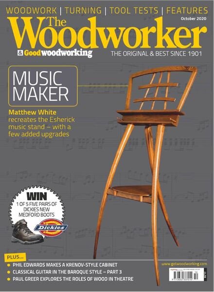 The Woodworker & Woodturner – October 2020 Cover