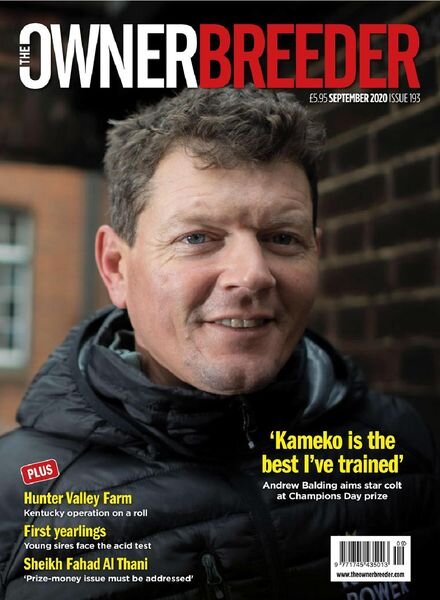 Thoroughbred Owner Breeder – Issue 193 – September 2020 Cover
