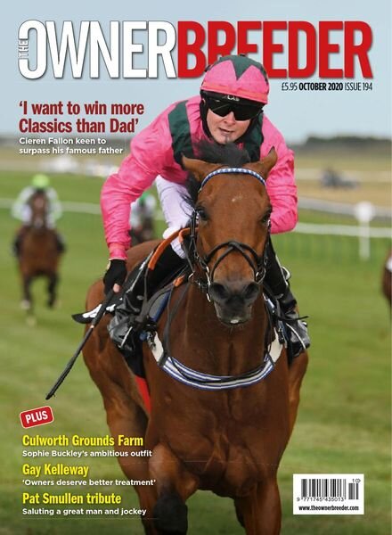 Thoroughbred Owner Breeder – Issue 194 – October 2020 Cover