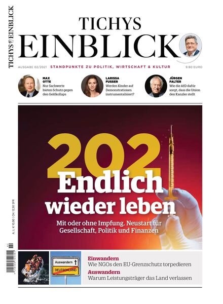 Tichys Einblick – 12 Januar 2021 Cover