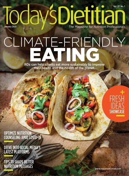 Today’s Dietitian – January 2021 Cover