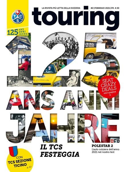 Touring Magazine – Febbraio 2021 Cover
