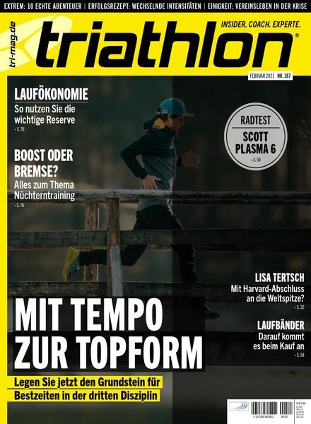 Triathlon Germany – Februar 2021 Cover