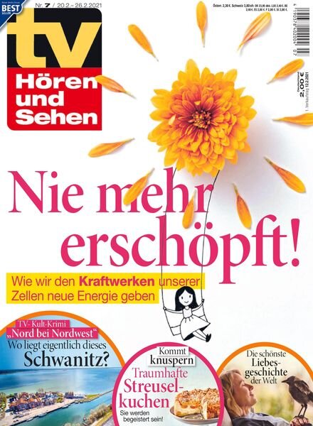 TV Horen und Sehen – 12 Februar 2021 Cover
