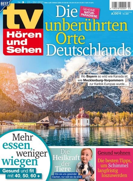 TV Horen und Sehen – 15 Januar 2021 Cover