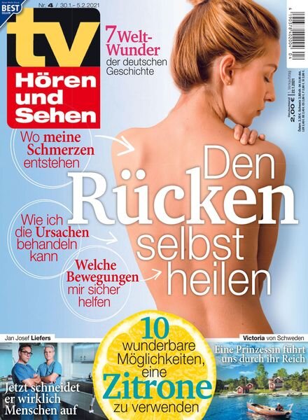 TV HOren und Sehen – 22 Januar 2021 Cover