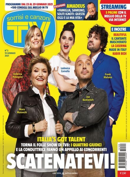TV Sorrisi e Canzoni – 19 gennaio 2021 Cover