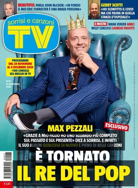 TV Sorrisi e Canzoni – 24 Novembre 2020 Cover