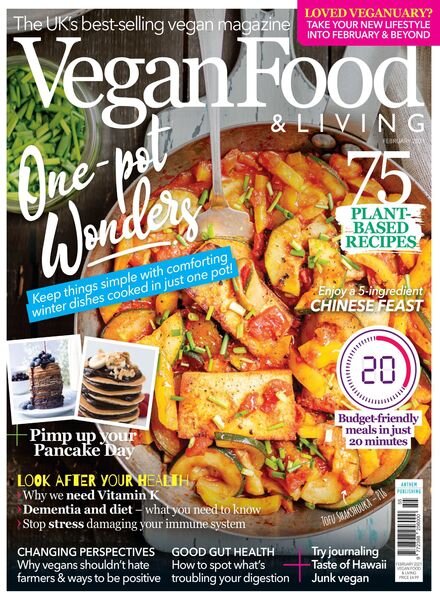 Vegan Food & Living – February 2021 Cover